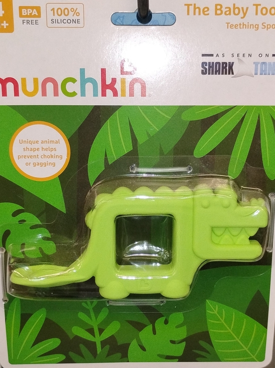 Munchkin Other - Munchkin Green Crocodile Silicone Teether